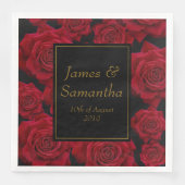 赤エレガントいバラ結婚- (正面)