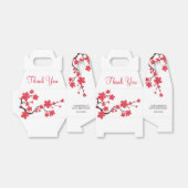 赤エレガントさくらんぼブロッサム桜フローラありがとう フェイバーボックス (折り畳みなし)