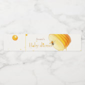 赤エレガントちゃんシャワーが甘い ペットボトルラベル (シングルラベル)