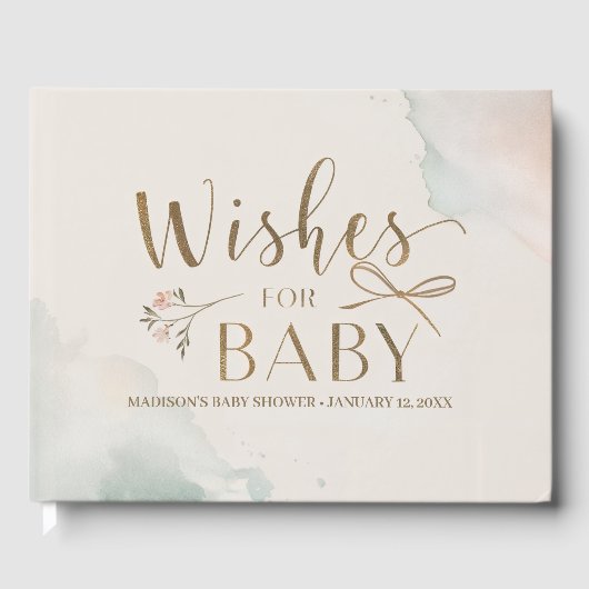 赤エレガントちゃんシャワーのフローラの願い ゲストブック (正面)