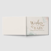 赤エレガントちゃんシャワーのフローラの願い ゲストブック (全面)