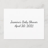 赤エレガントちゃんシャワービンゴカードゲーム葉書 インビテーションポストカード (裏面)