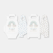 赤エレガントちゃんシャワーブルーお洒落レインボホ フェイバーボックス (折り畳みなし)