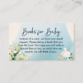 赤エレガントちゃんシャワーベビー エンクロージャーカード (正面)