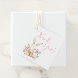 赤エレガントちゃんシャワー動物テーマ フェイバータグ