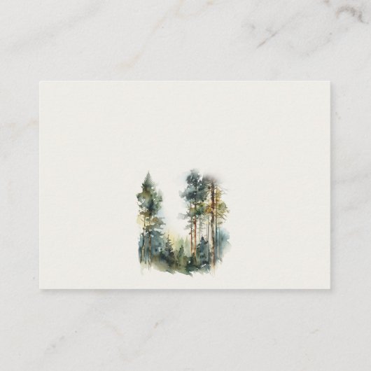 赤エレガントちゃんシャワー用森林本 エンクロージャーカード (裏面)