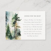 赤エレガントちゃんシャワー用森林本 エンクロージャーカード (正面)