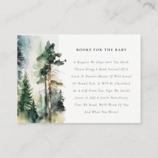 赤エレガントちゃんシャワー用森林本 エンクロージャーカード (正面)