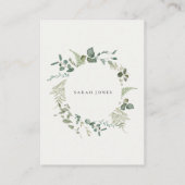 赤エレガントちゃんシャワー用植物ユーカリ本 エンクロージャーカード (裏面)