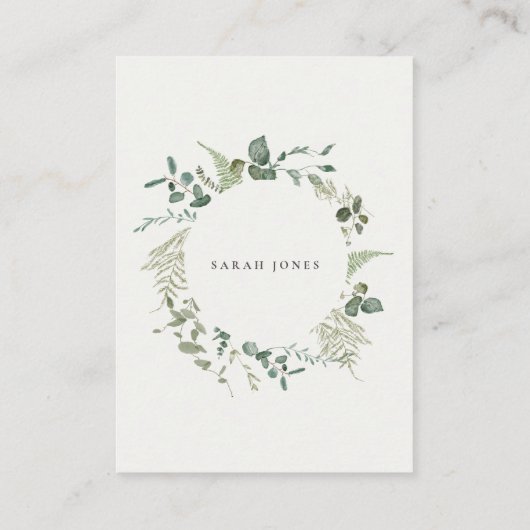 赤エレガントちゃんシャワー用植物ユーカリ本 エンクロージャーカード (裏面)