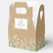 赤エレガントちゃんシャワー素朴緑離れのKraft フェイバーボックス (オープン)