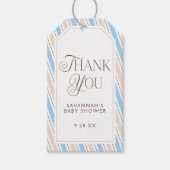 赤エレガントちゃんシャワー ギフトタグ (正面)