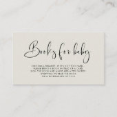 赤エレガントちゃんモダンのシャワーブックリクエストカード エンクロージャーカード (正面)