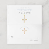 赤エレガントちゃん青の台本宗教少年バプテスマ プレイスカード (外部開封)