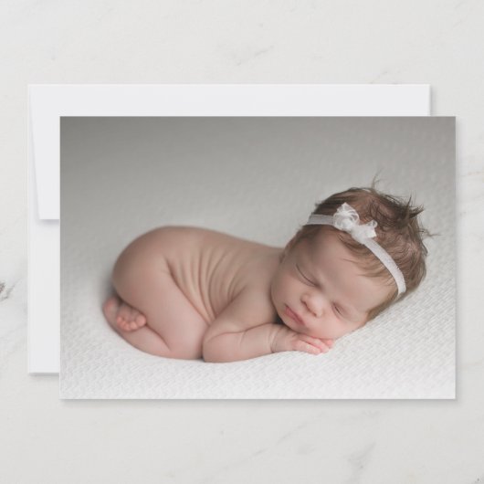 赤エレガントちゃん2写真誕生のお知らせ (裏面)