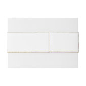 赤エレガントとアイボリーバラ結婚ズ 招待状ベリーバンド (裏面例)