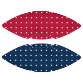 赤エレガントとネイビーブルーの白い星模様 アメリカンフットボール (パネル)