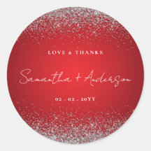 赤エレガントと輝き結婚の