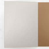 赤エレガントと金ゴールドの聖降誕祭を祝して 三つ折りクリスマスカード (内部最初)