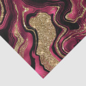 赤エレガントと金ゴールドグリッターアゲート誕生日 薄葉紙 (詳細)