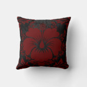 赤エレガントと黒のダマエレガント クッション (裏面)