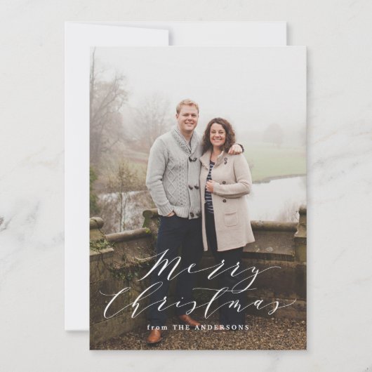 赤エレガントと黒の格子模様 シーズンカード (正面)