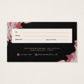 赤エレガントと黒の水色 (裏面)