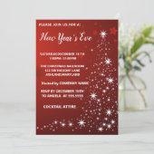 赤エレガントの新年  招待状 (スタンド正面)