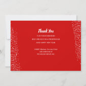 赤エレガントクリスマスオーナメント事業 シーズンカード (裏面)