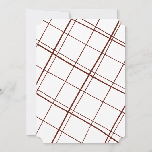 赤エレガントクリスマスホリデーパーティー 招待状 (裏面)