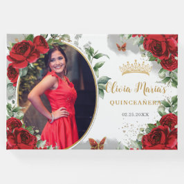 赤エレガントバラフローラ金ゴールドキンセアニェラ写真 ゲストブック