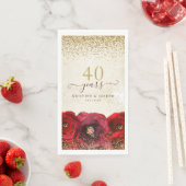 赤エレガントバラフローラ金ゴールド40周年記念 (インサイチュ)