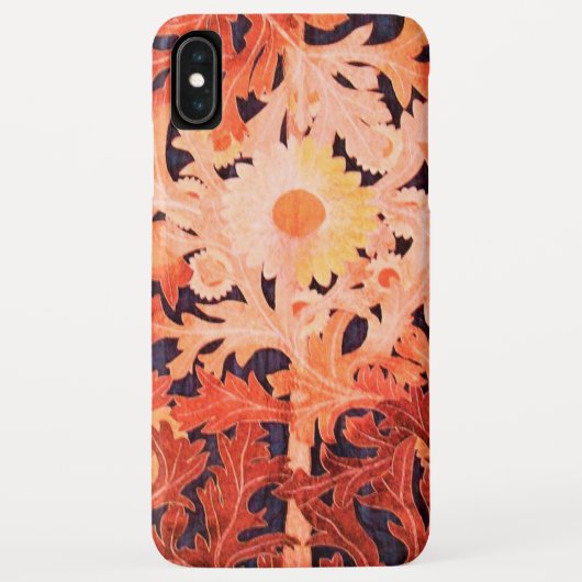 赤エレガントピンクデイジー葉フローラ Case-Mate iPhoneケース (裏面)