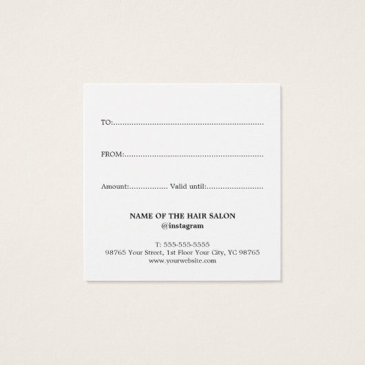 赤エレガントフェイク金ゴールドはっきりしたサロン (裏面)