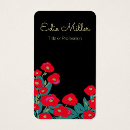 赤エレガントフローラスクリプト