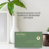 赤エレガントフローラ名前をカスタムする 名刺