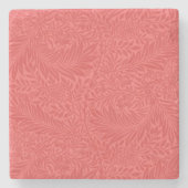 赤エレガントフローラ植物学 ストーンコースター (正面)