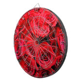 赤エレガントフローラ花バラ ダーツボード (正面右)