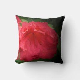 赤エレガントフローラ装飾用クッション クッション