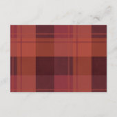 赤エレガントポインセティアパインコーン結婚詳細 エンクロージャーカード (裏面)