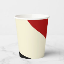 赤エレガントミニマル、黒、クリームの波