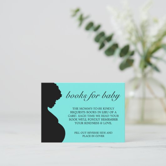 赤エレガントモダンちゃんシャワー用アクアティファニー本 エンクロージャーカード (スタンド正面)