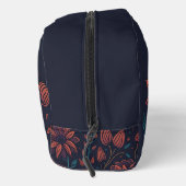 赤エレガントモダンと青のフローラパーソナライズされた ドップキット (右)