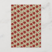 赤エレガントローズフローラ結婚詳細 エンクロージャーカード (裏面)