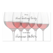 赤エレガントワイングラス