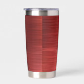 赤エレガント一文字 保温保冷タンブラー (右面)