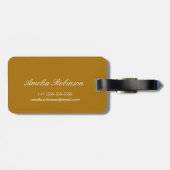 赤エレガント中国の新年プレゼント如意 福恵み ラゲッジタグ (裏面横)