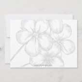 赤エレガント企業のパーティの招待状 招待状 (裏面)