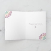 赤エレガント宝曼荼羅結婚周年記 カード (内部)