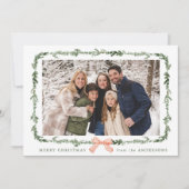 赤エレガント弓グリーンリーガーランド2写真 シーズンカード (正面)